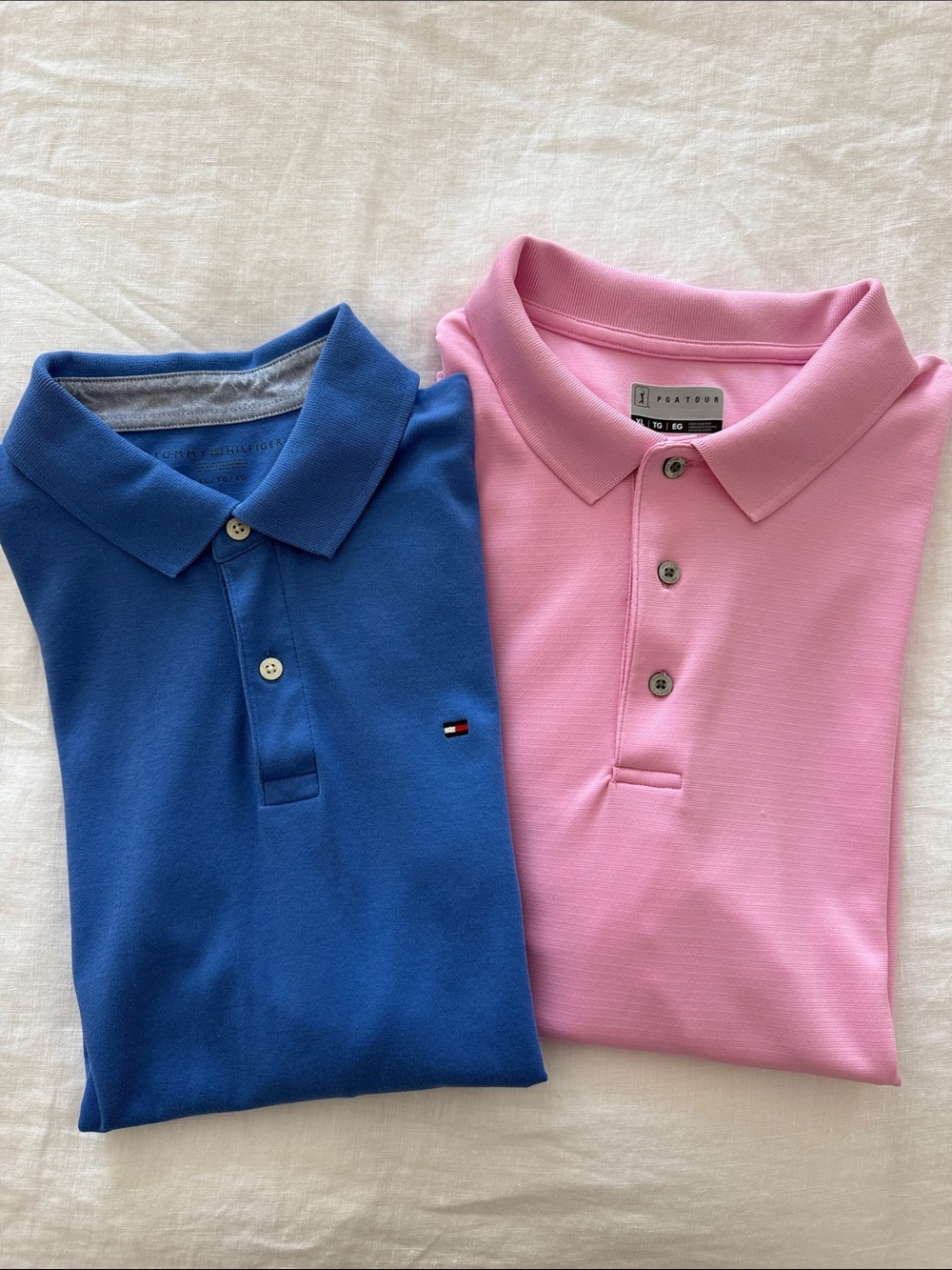 SET OF TWO Men’s Polo Shirts, XL